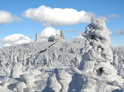 Fichtelberg der hchste Berg in Sachsen