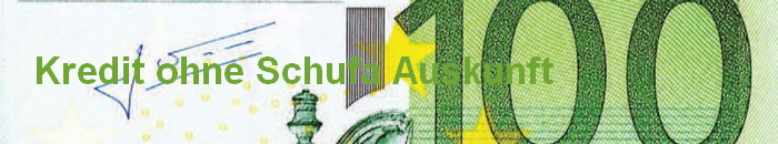 Kredit ohne Schufa Auskunft