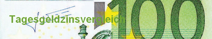 Tagesgeldzinsvergleich